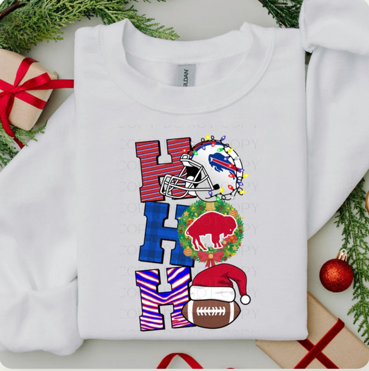 Ho Ho Ho Buffalo Bills Christmas Shirt