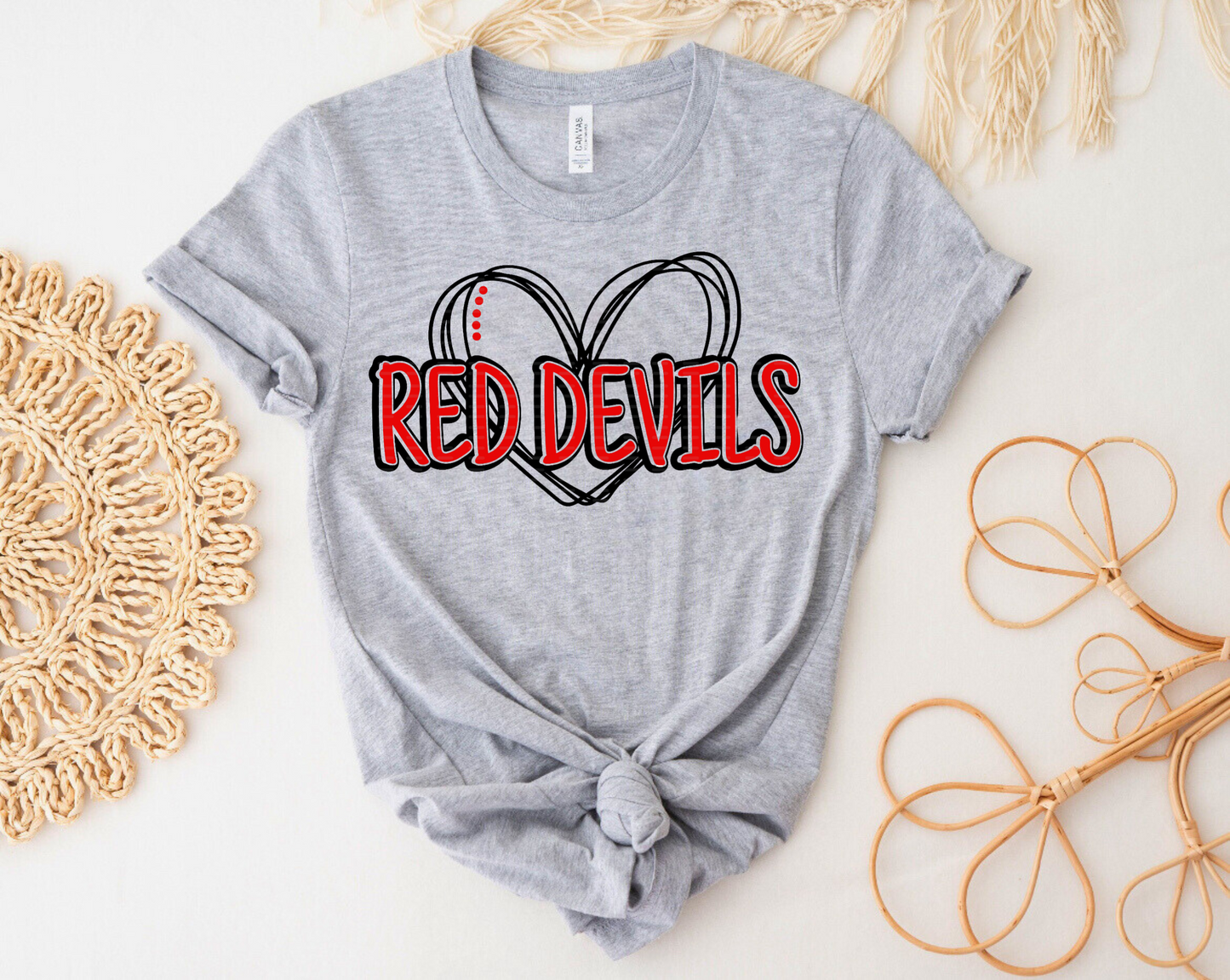 Red Devils Heart Shirt