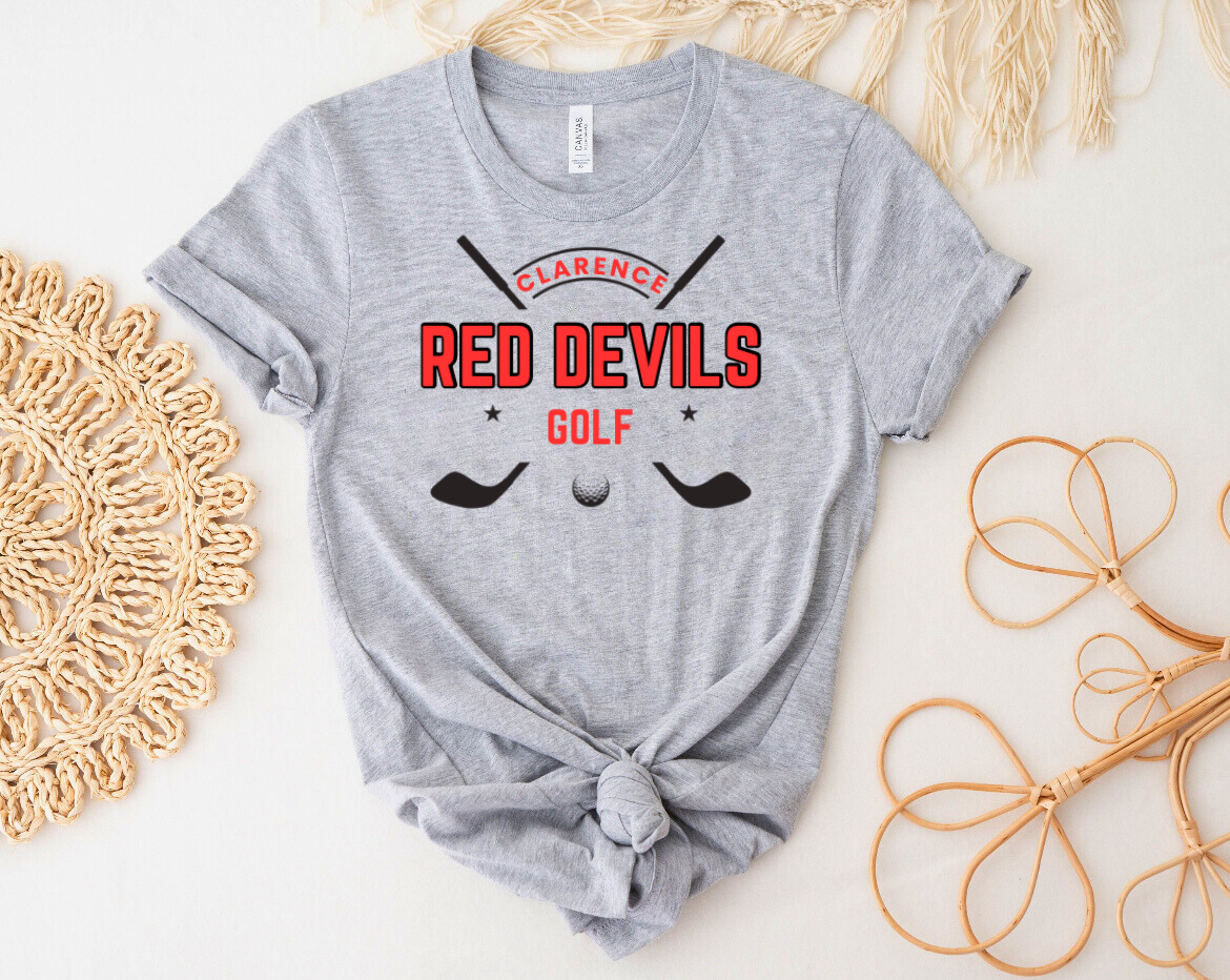Clarence Red Devils Golf Shirt