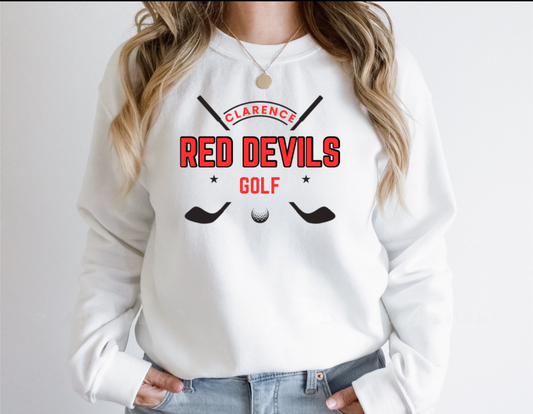 Clarence Red Devils Golf Shirt