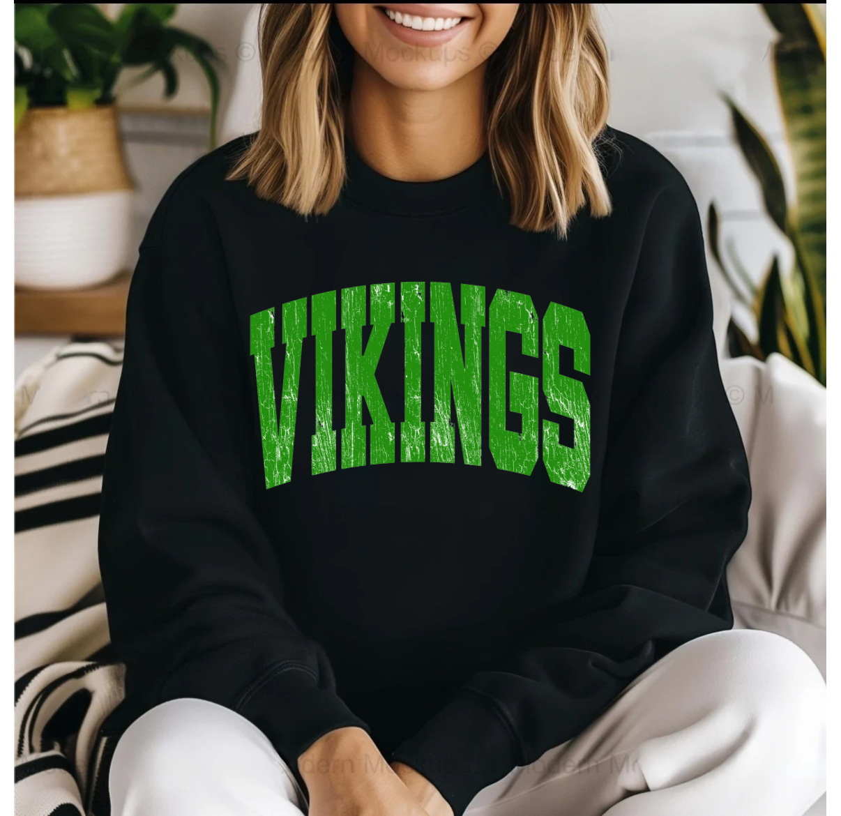 Nichols Vikings Distressed Shirt
