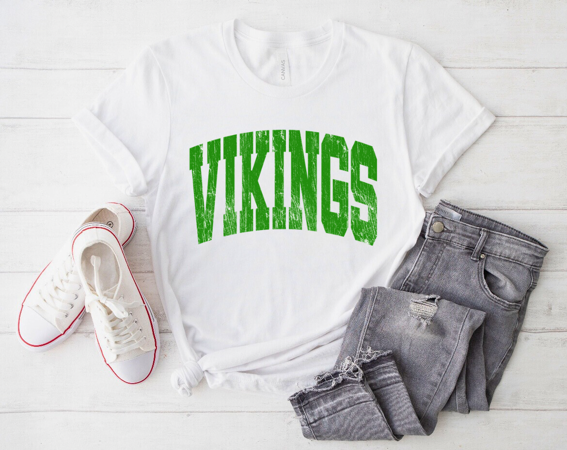 Nichols Vikings Distressed Shirt